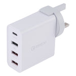 Caricatore da viaggio USB-C 4 porte con Quick Charge UK