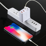 Caricatore da viaggio USB-C 4 porte con Quick Charge UK