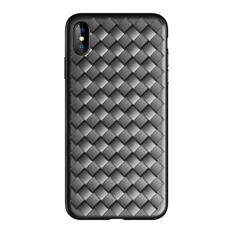 Per iPhone XS Custodia morbida in TPU stile ROCK Slim Weave, For XS