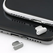 Spina antipolvere metallo per iPhone - 2 pezzi