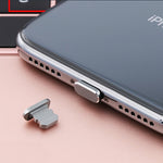 Spina antipolvere metallo per porta ricarica iPhone