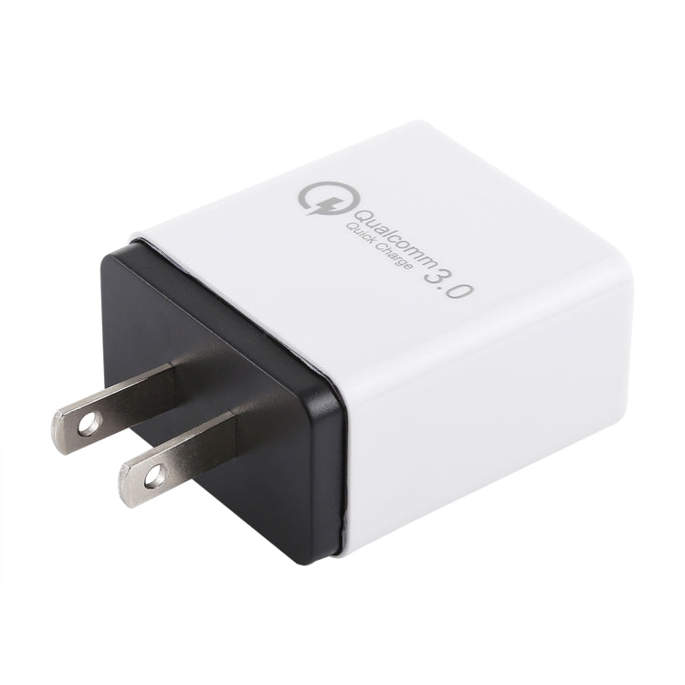AR-QC-03 Caricatore da viaggio caricabatterie rapido con 3 porte USB 2.1A, presa USA, AR-QC-03 US, AR-QC-03 US Plug Blue
