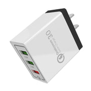 Caricatore da viaggio rapido 3 porte USB