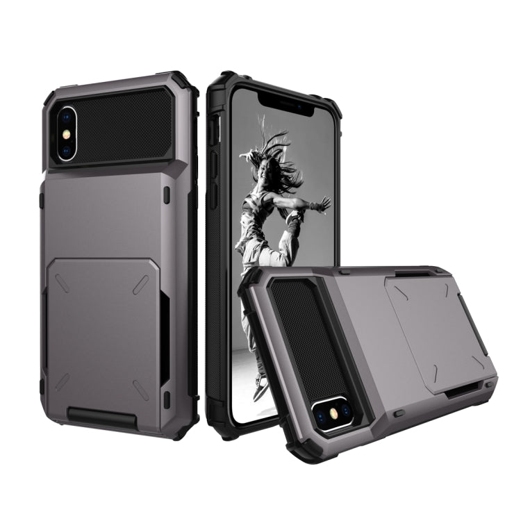 Custodia antiurto TPU + PC per iPhone X/XS
