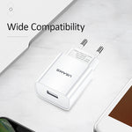 Caricabatterie da viaggio USB singolo USAMS