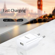Caricabatterie da viaggio USB singolo USAMS