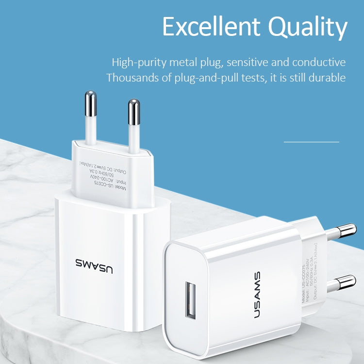Caricabatterie da viaggio USB singolo USAMS