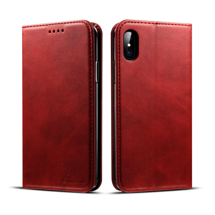 Custodia in pelle per iPhone X e XS con slot carte