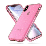 Custodia glitter antiurto per iPhone X e XS