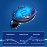 Auricolare Bluetooth A9 TWS con ricarica magnetica
