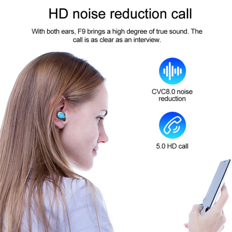 Auricolari Bluetooth F9-9 TWS con Cancellazione Rumore