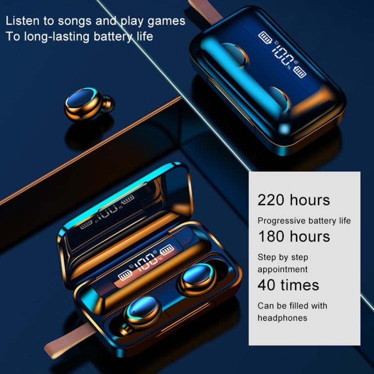 Auricolare Bluetooth F9-5C con ricarica magnetica