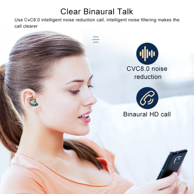 Auricolari Bluetooth F9-5C con riduzione rumore