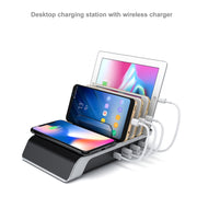 Supporto da tavolo per telefono con ricarica wireless