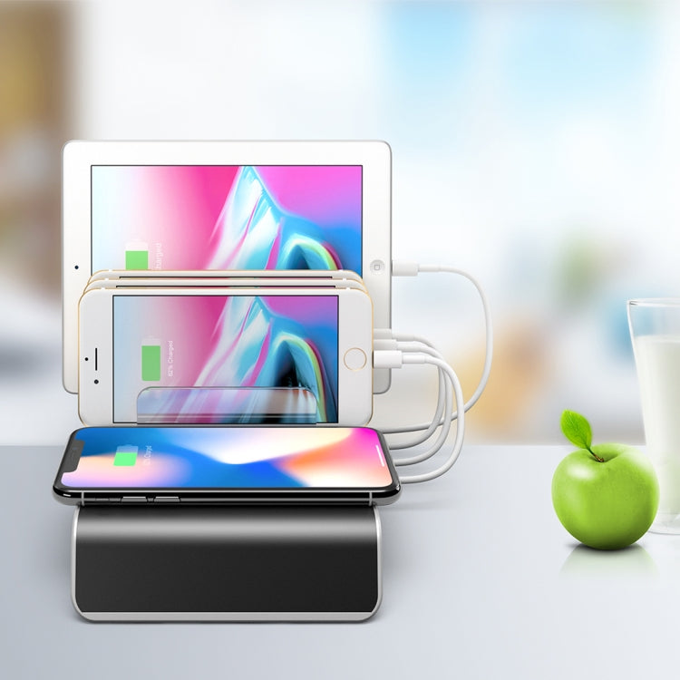 Supporto da tavolo per telefono con ricarica wireless