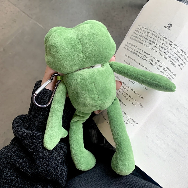 Custodia peluche per AirPods a forma di rana