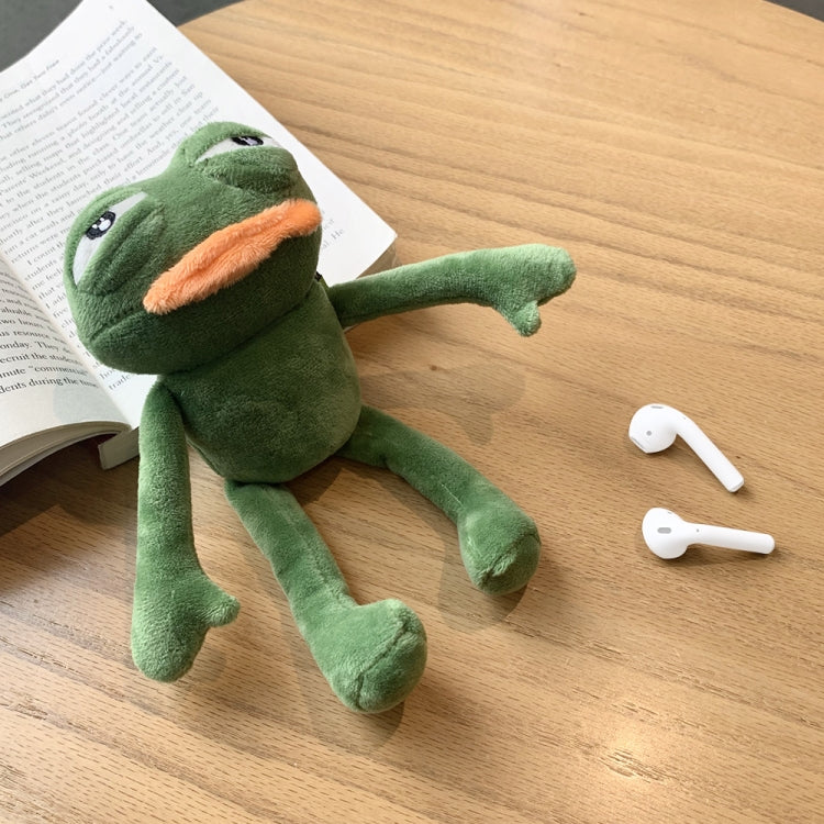 Custodia peluche per AirPods a forma di rana