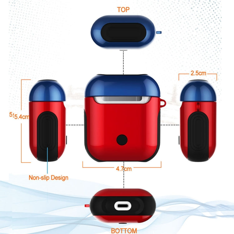 Custodia protettiva anti-smarrimento per AirPods 1 e 2 in silicone