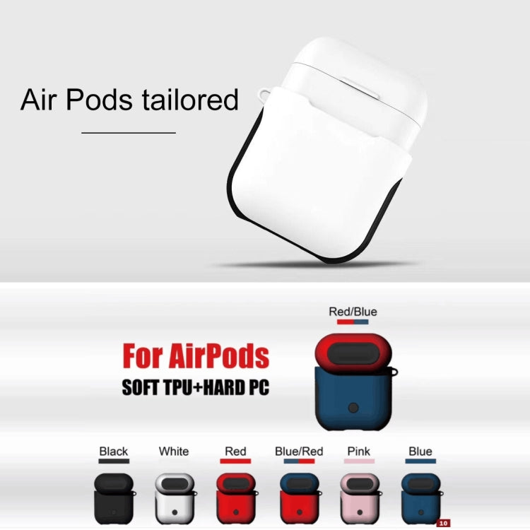 Vernice in gomma smerigliata + custodia per auricolari Bluetooth per PC custodia anti-smarrimento per Apple AirPods 1/2