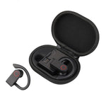 JHO-A9 TWS Auricolare Bluetooth wireless con orecchio sospeso con ricarica + custodia con cerniera integrata, supporto controllo vocale, JHO-A9