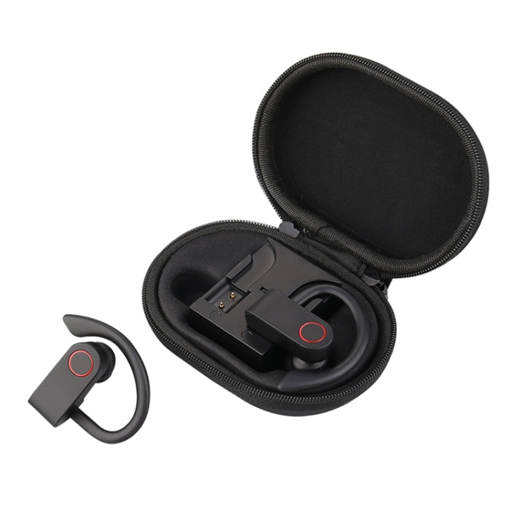 JHO-A9 TWS Auricolare Bluetooth wireless con orecchio sospeso con ricarica + custodia con cerniera integrata, supporto controllo vocale, JHO-A9