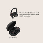 JHO-A9 TWS Auricolare Bluetooth wireless con orecchio sospeso con ricarica + custodia con cerniera integrata, supporto controllo vocale, JHO-A9
