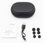 JHO-A9 TWS Auricolare Bluetooth wireless con orecchio sospeso con ricarica + custodia con cerniera integrata, supporto controllo vocale, JHO-A9