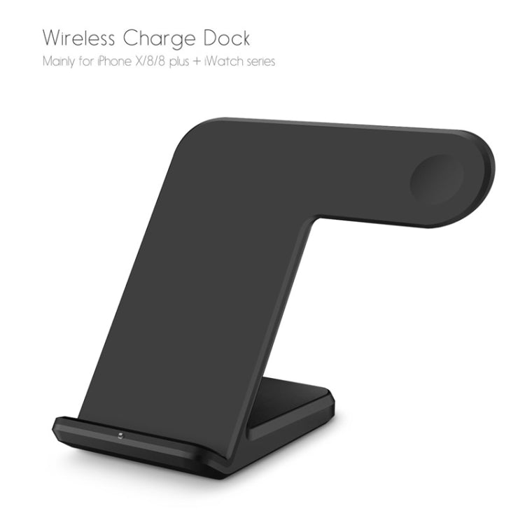 Caricabatterie wireless magnetico verticale F11 per ricarica QI di telefoni cellulari standard e serie Apple Watch