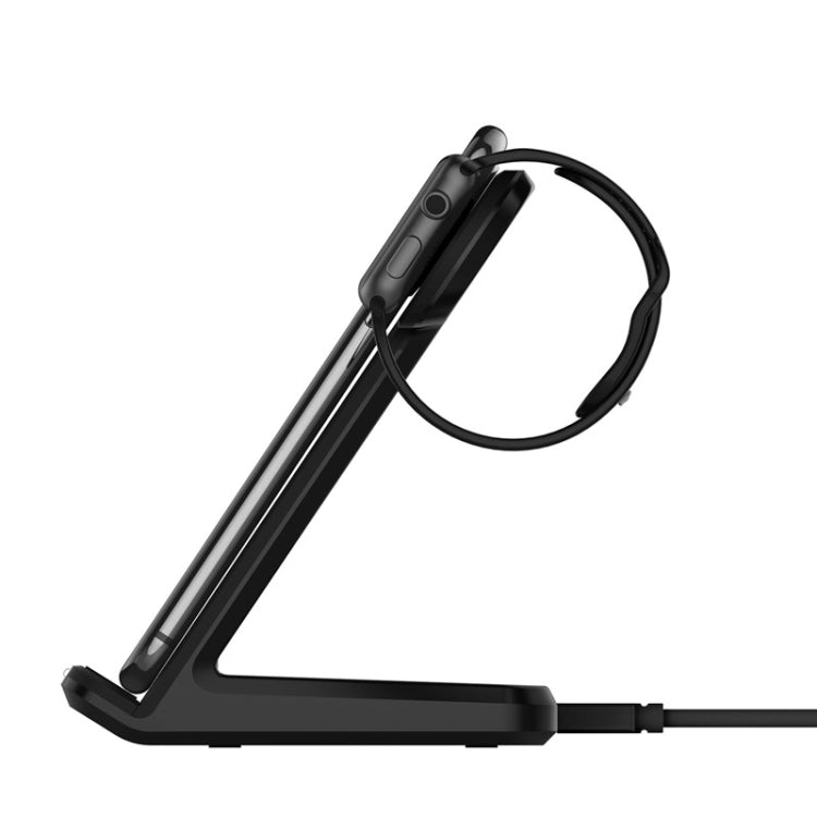 Caricabatterie wireless magnetico verticale F11 per ricarica QI di telefoni cellulari standard e serie Apple Watch