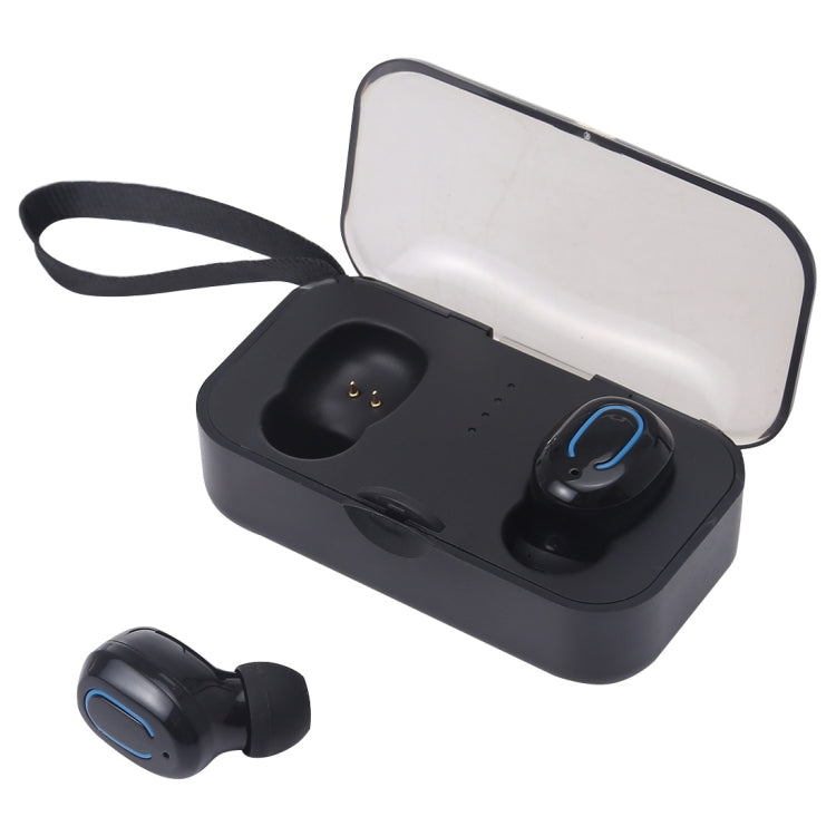 TI8S TWS Abbaglianti auricolari stereo Bluetooth 5.0 wireless con custodia di ricarica