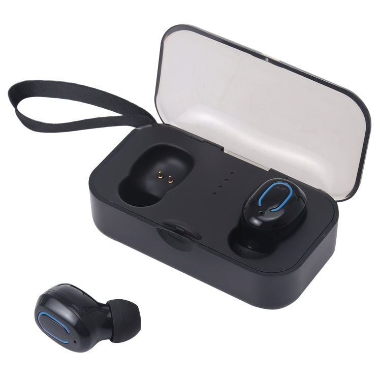 TI8S TWS Abbaglianti auricolari stereo Bluetooth 5.0 wireless con custodia di ricarica