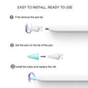 Copri pennino antiscivolo per Apple Pencil 1/2