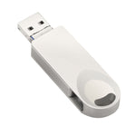 S29 Disco flash Twister in metallo 3 in 1 da 256 GB Micro USB + USB + 8 pin, 256G