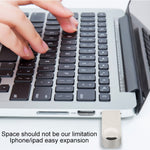 S29 Disco flash Twister in metallo 3 in 1 da 16 GB Micro USB + USB + 8 pin, 16GB