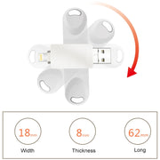 S29 Disco flash Twister in metallo 3 in 1 da 128 GB Micro USB + USB + 8 pin, 128GB