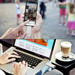 S29 Disco flash Twister in metallo 3 in 1 da 128 GB Micro USB + USB + 8 pin, 128GB
