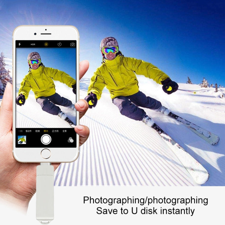 S31 3 in 1 Micro USB 2.0 da 64 GB + USB-C / Type-C + Disco Flash Twister in metallo con interfaccia a 8 pin, 64GB