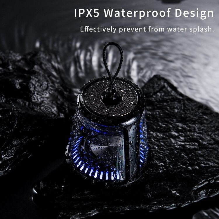 Piccolo altoparlante Bluetooth impermeabile JUSTNEED TWS, microfono ad alta definizione integrato, supporto per chiamate in vivavoce