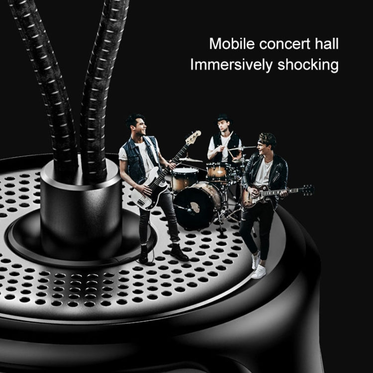 Piccolo altoparlante Bluetooth impermeabile JUSTNEED TWS, microfono ad alta definizione integrato, supporto per chiamate in vivavoce