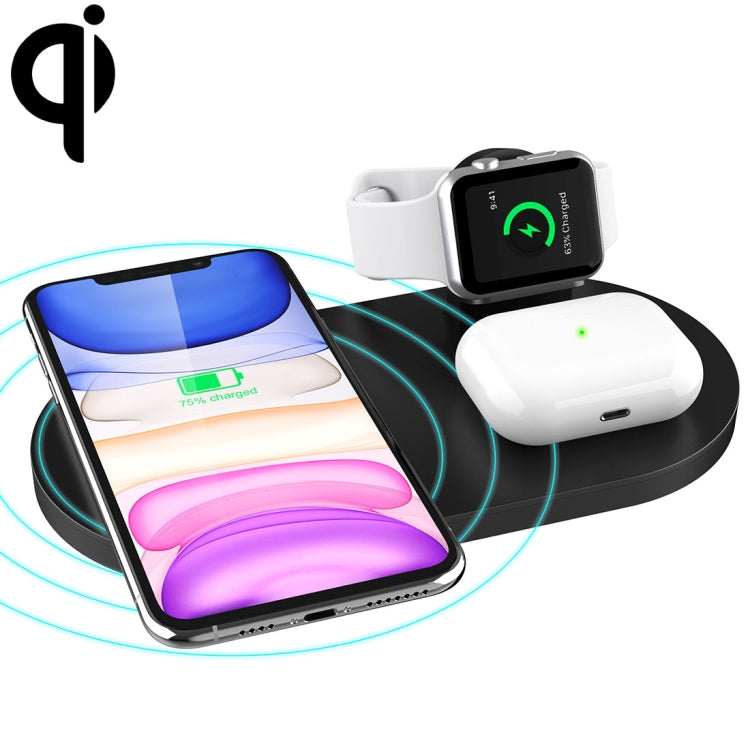 Caricabatterie wireless 3 in 1 Qi