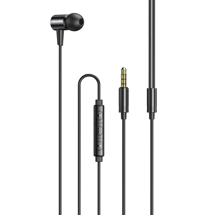 Awei L2 Auricolare stereo cablato in-ear con spina da 3,5 mm con microfono