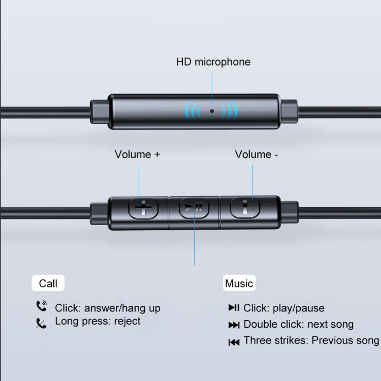 Awei L2 Auricolare stereo cablato in-ear con spina da 3,5 mm con microfono