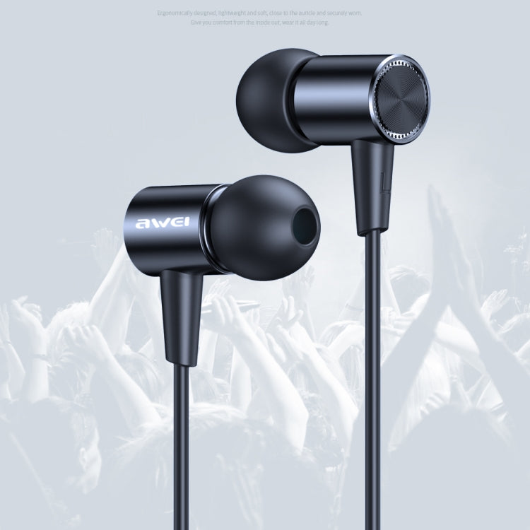 Awei L2 Auricolare stereo cablato in-ear con spina da 3,5 mm con microfono