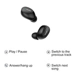 Awei T6 TWS Bluetooth V5.0 Ture Auricolare sportivo wireless con custodia di ricarica