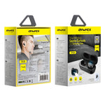 Awei T13 TWS Bluetooth V5.0 Ture Auricolare sportivo wireless con custodia di ricarica