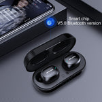 Awei T13 TWS Bluetooth V5.0 Ture Auricolare sportivo wireless con custodia di ricarica