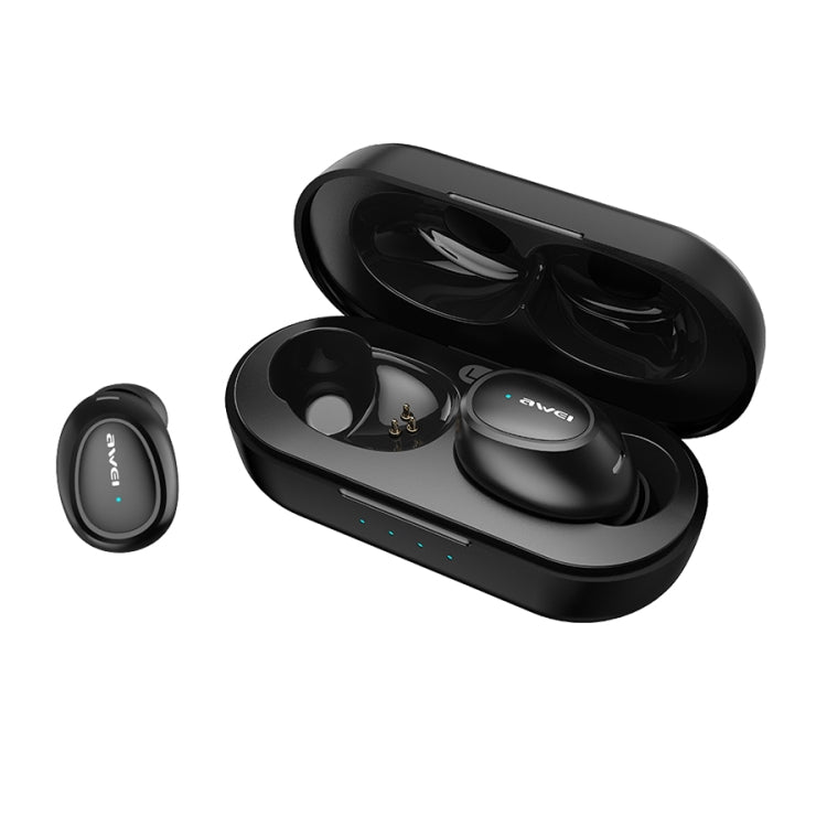 Awei T16 TWS Bluetooth V5.0 Ture Auricolare sportivo wireless con custodia di ricarica