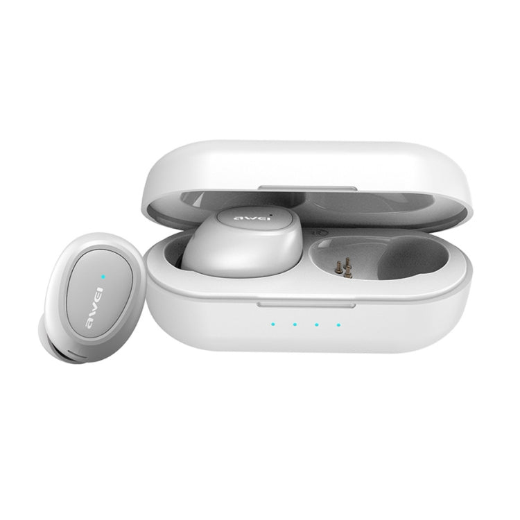 Awei T16 TWS Bluetooth V5.0 Ture Auricolare sportivo wireless con custodia di ricarica