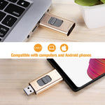 Richwell Disco Flash 3 in 1 32GB metallo USB Tipo C OTG