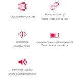 Auricolare Bluetooth 5.0 A6S con ricarica